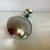 Green free-form candle holder