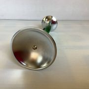 Green free-form candle holder