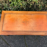 Louis XVI style coffee table leather