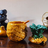 Ceramic pineapple sugar box