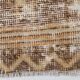 Hand-made wool distressed rug 92x52cm