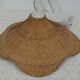 Lustre en rotin, vintage