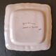Moustier decorative plate signed