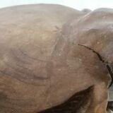 Solid wooden elephant table