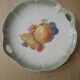 Plat de service porcelaine décor fruits