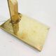 Heavy brass design floor lamp by Cassella, USA 1980's