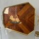 60s marquetry tray