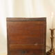 Antique table cabinet in solid mahogany XXth