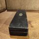Vintage French pencil case in ebonized wood