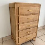 Vintage rag picker in raw wood