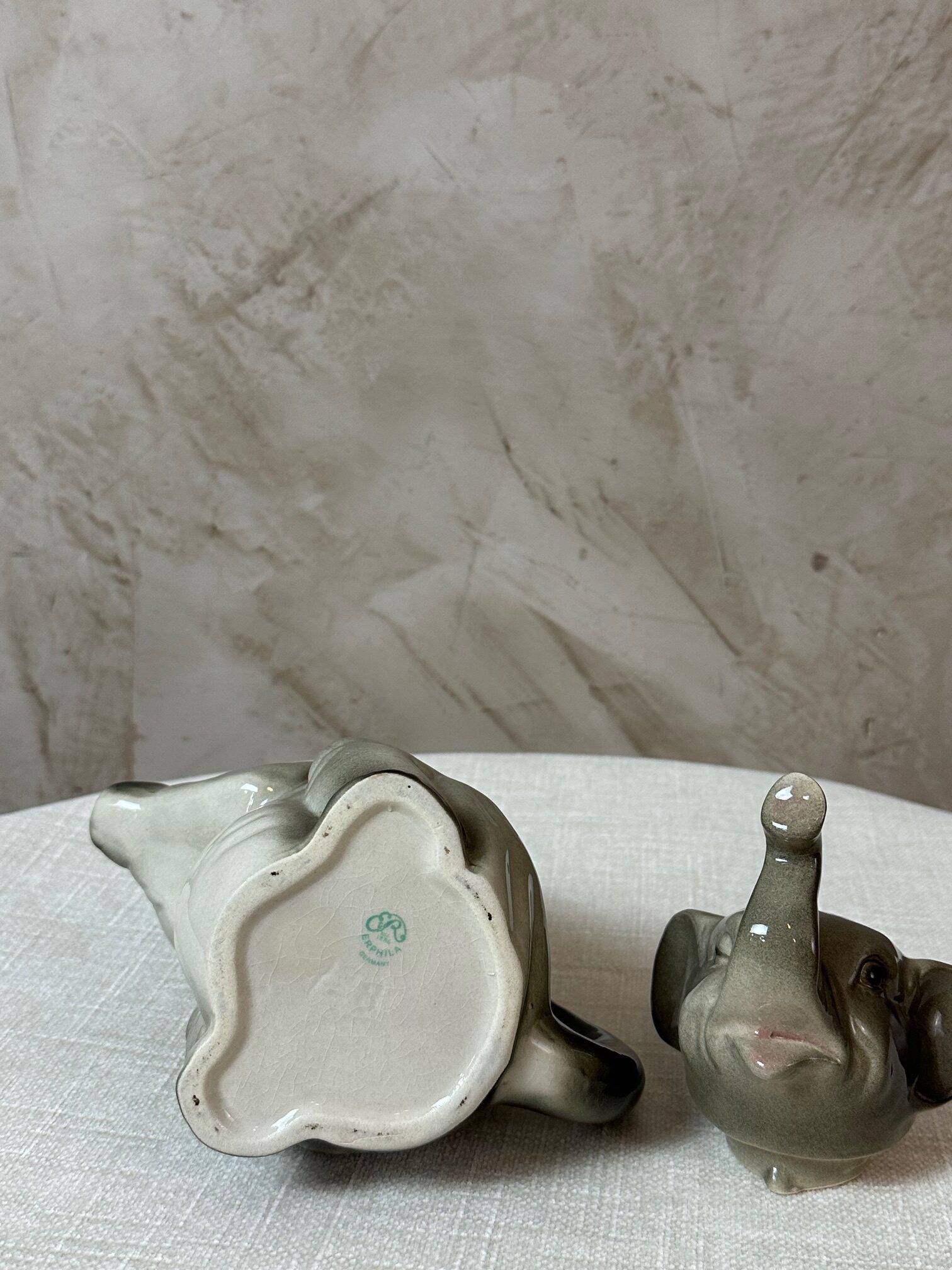 Porcelain elephant teapot