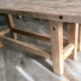 Antique workbench in light wood