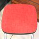 Red formica stool