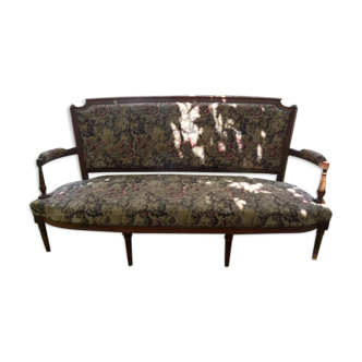 Louis XV-style 3-seater sofa