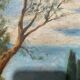 Tableau ancien, paysage, signé, début XX siècle