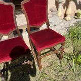 Chaises x4 style monastère