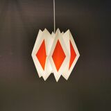 Hanging lamp, designed by Lars E Schiøler, for Hoyrup Lighting 1970s, model Harlequin.