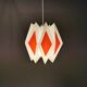 Hanging lamp, designed by Lars E Schiøler, for Hoyrup Lighting 1970s, model Harlequin.