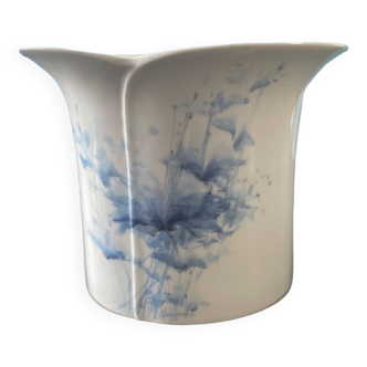 Cache pot porcelaine dy lys royal de Limoges