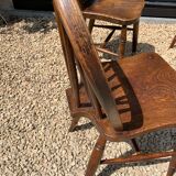 Set of 4 Windsor Sack-back chairs