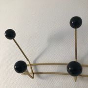 Hanger Golden 6 hooks balls vintage 1960
