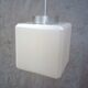Square glass ceiling lamp
