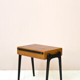 Side table with sewing compartment