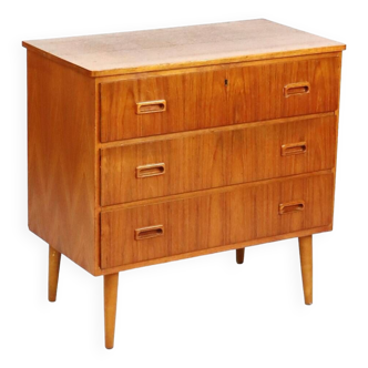 Commode trois tiroirs années 60