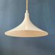 White Space Age Suspension "Witch Hat" Mid-Century