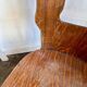 Chaise Baumann modèle "Gentiane" en bois foncé