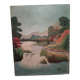 Oil on canvas board signed G. Vedel, 1958