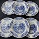 6 Pyroblan porcelain dinner plates BP Advertising
