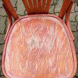 Set of 5 brasserie, bistro chairs, in their original condition, vintage, 1960s