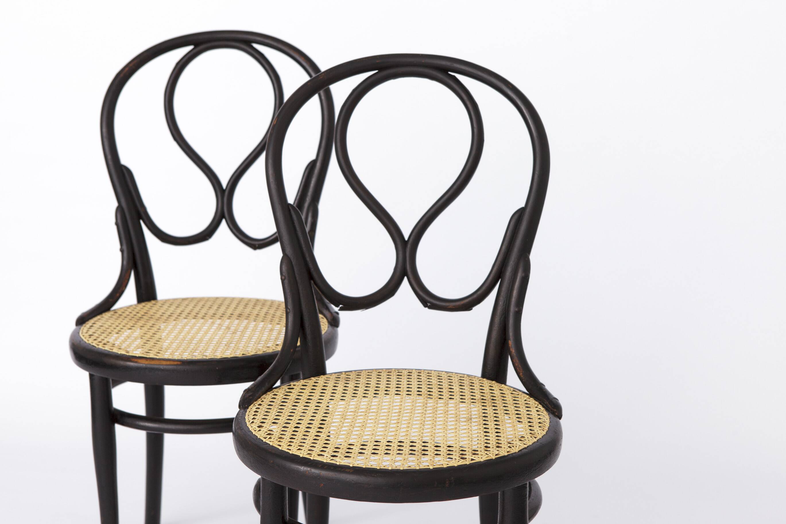 2 Thonet Chairs No 20, approx. 1930s-1940s