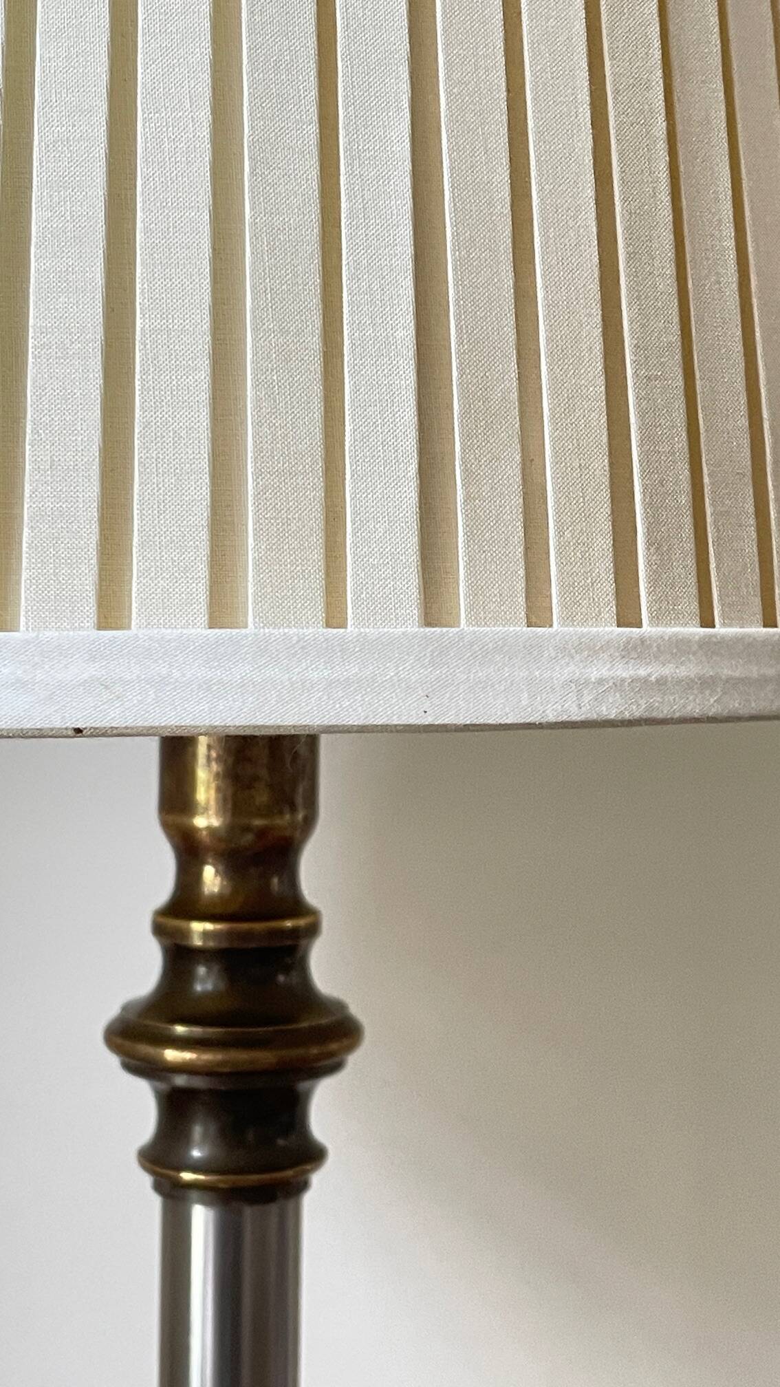 70s Steel and Brass LAMP