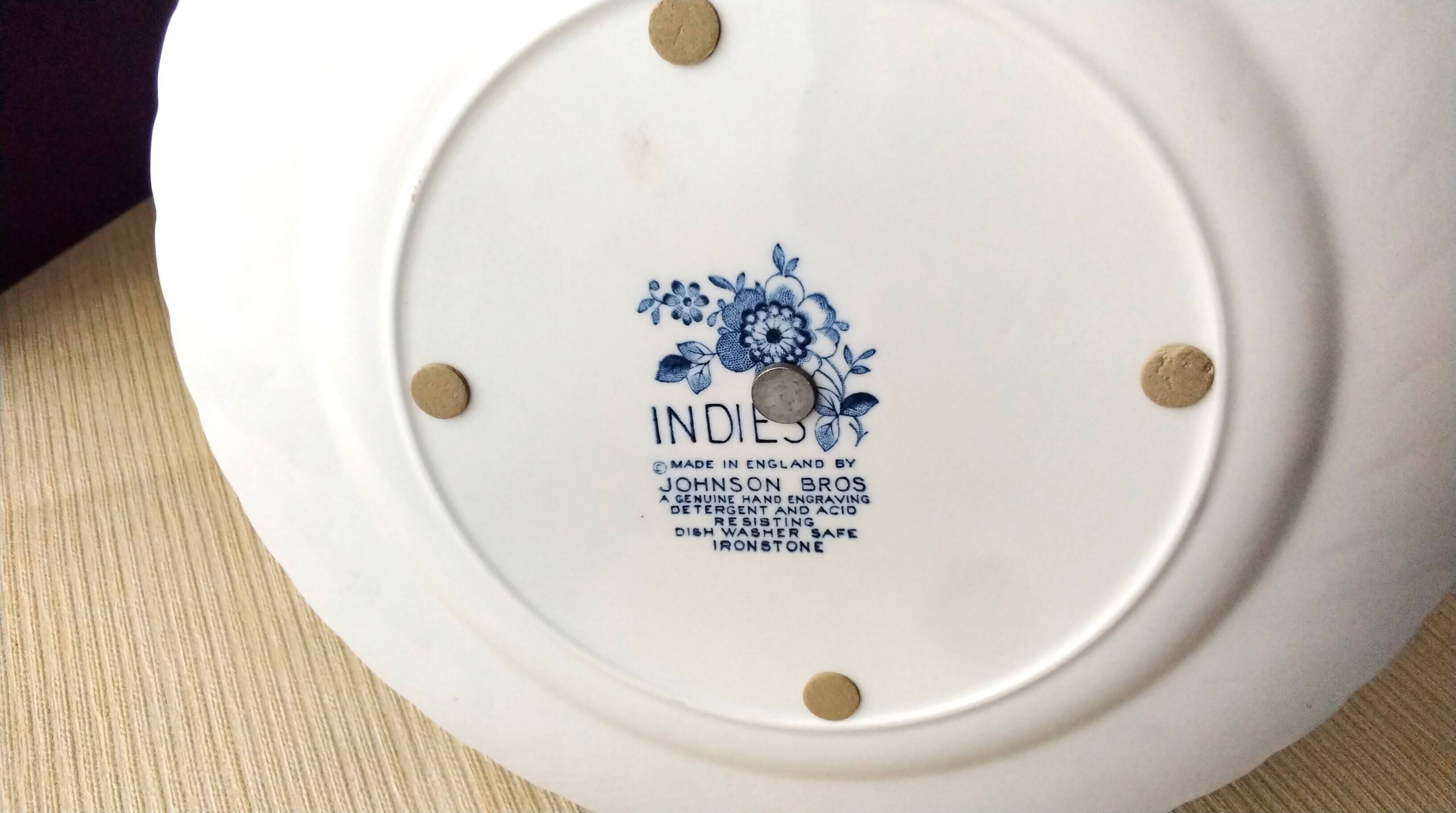 Johnson Bros. Indies Pattern English Porcelain Mute Servant