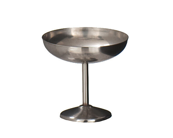 6 stainless steel ice cream cups Guy Degrenne 1970