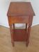 Cherry wood pedestal table