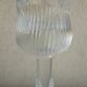 Pair of glass candlesticks