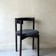 Round chair in rosewood by Hugo Frandsen for Børge M.S., Denmark 1970