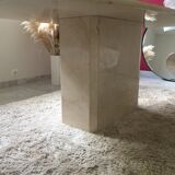 Travertine table