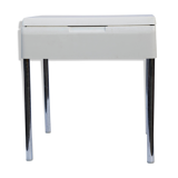 60's white plexi chest stool