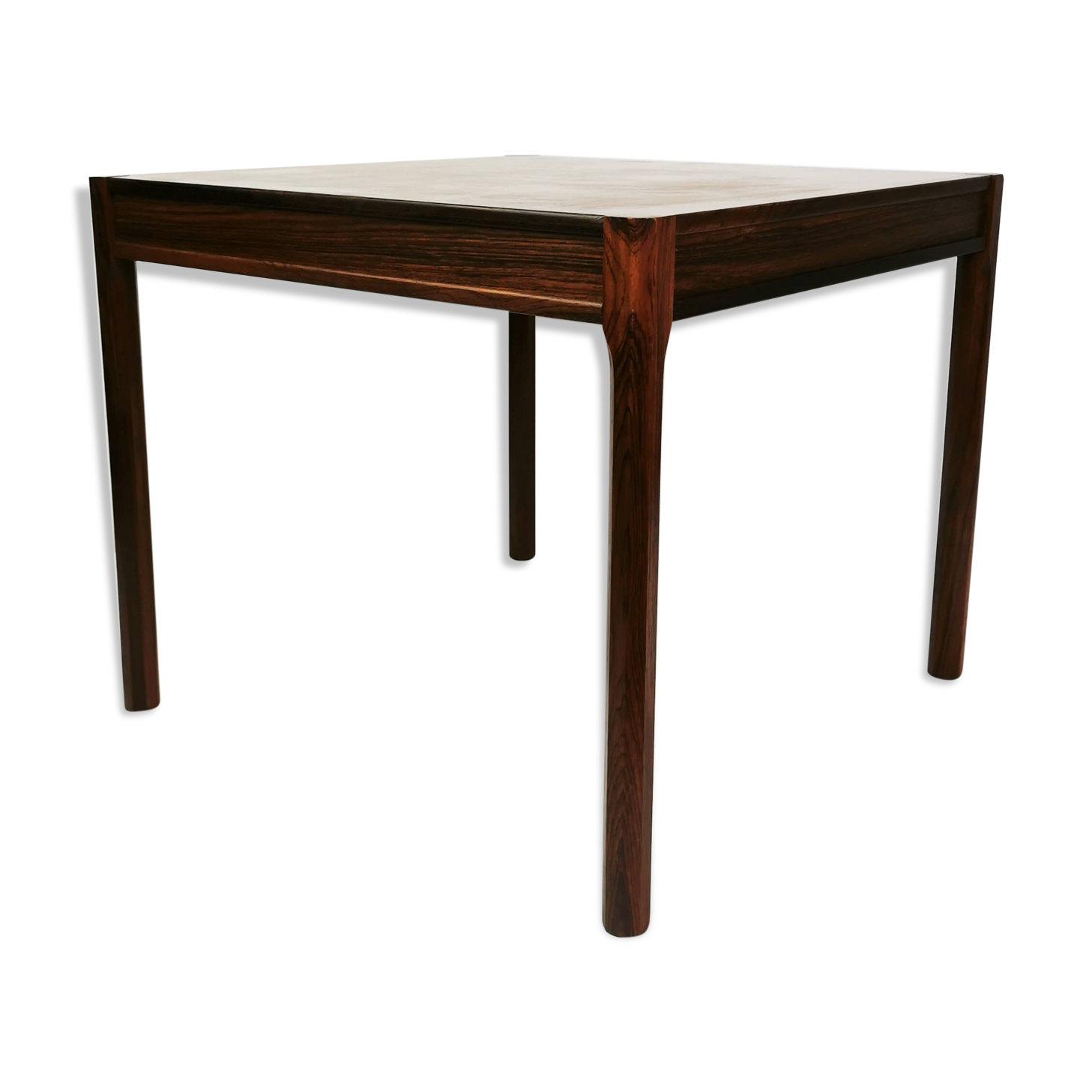 Square rosewood coffee table, Denmark, 1960s