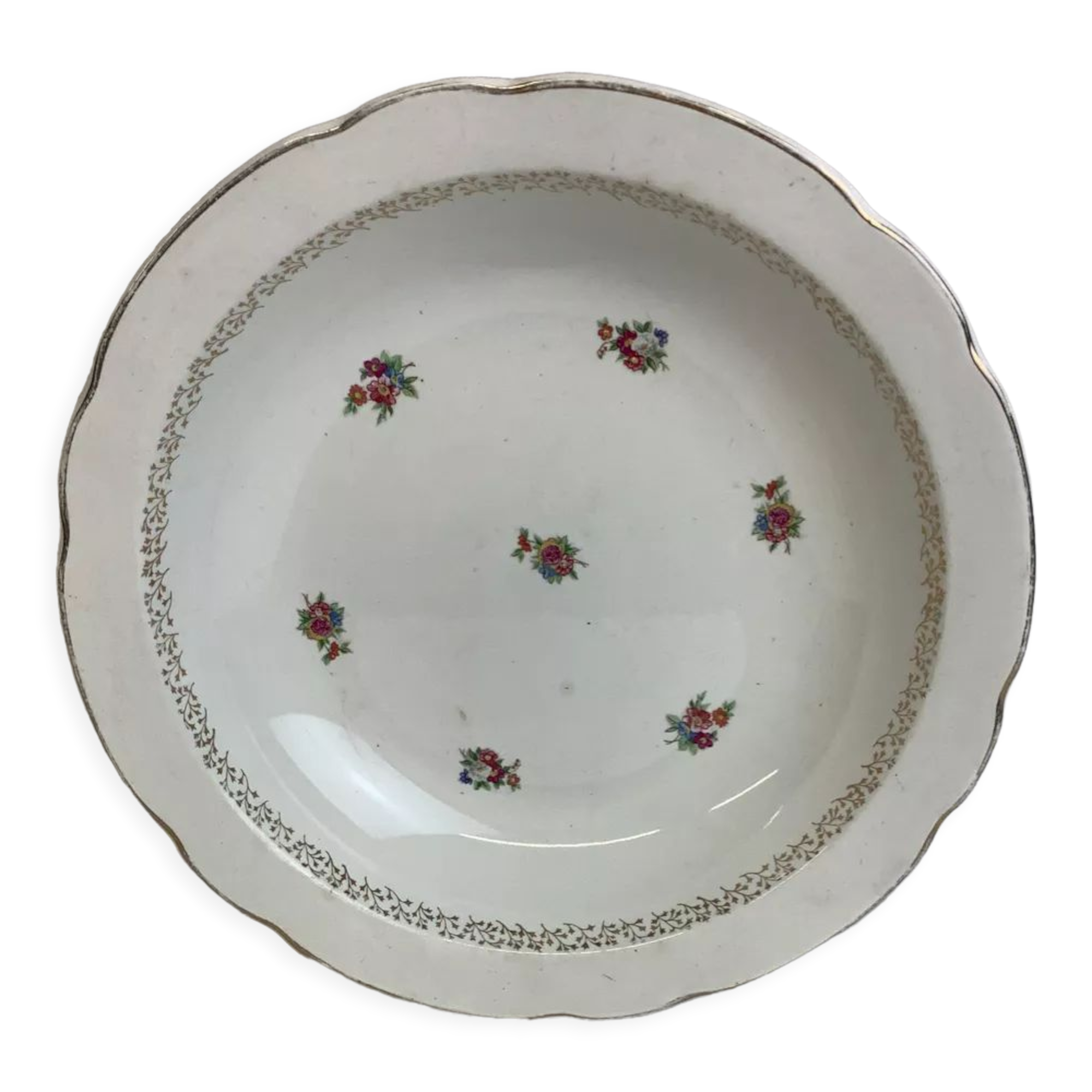 Vintage hollow dish made in France Digoin Sarreguemines