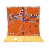 Large handmade colourful rug, 305 x 200 cm - G1020