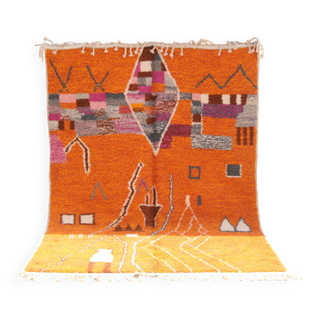 Grand tapis coloré fait main, 305 x 200 cm - G1020
