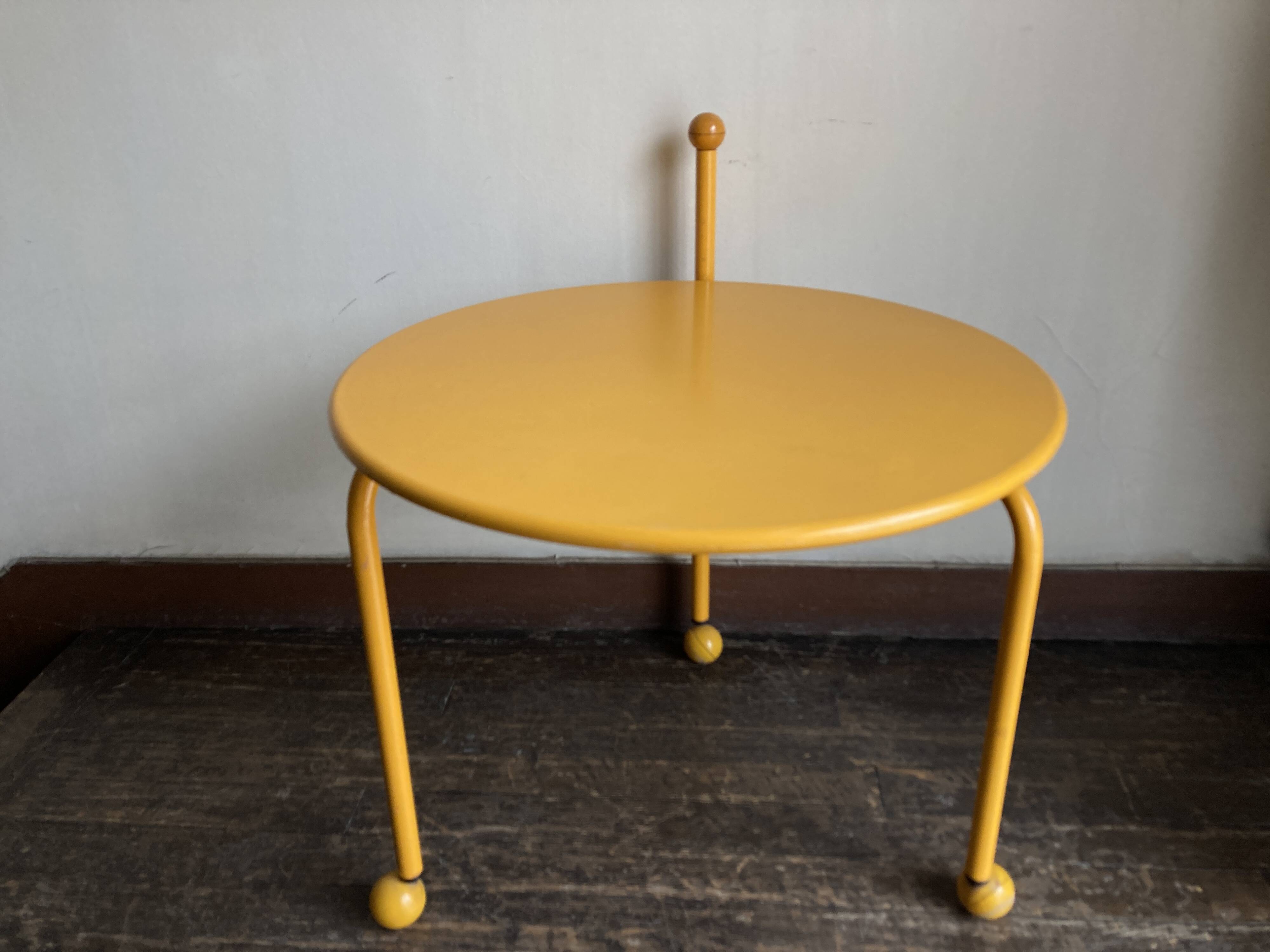 1980s Memphis Tjord Bjöklund Scandinavian Folding Side Coffee Table