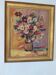 Huile sur panneau vintage signée Hourregue - bouquet de fleurs
