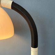 Vintage white mushroom floor lamp Dijkstra Space Age