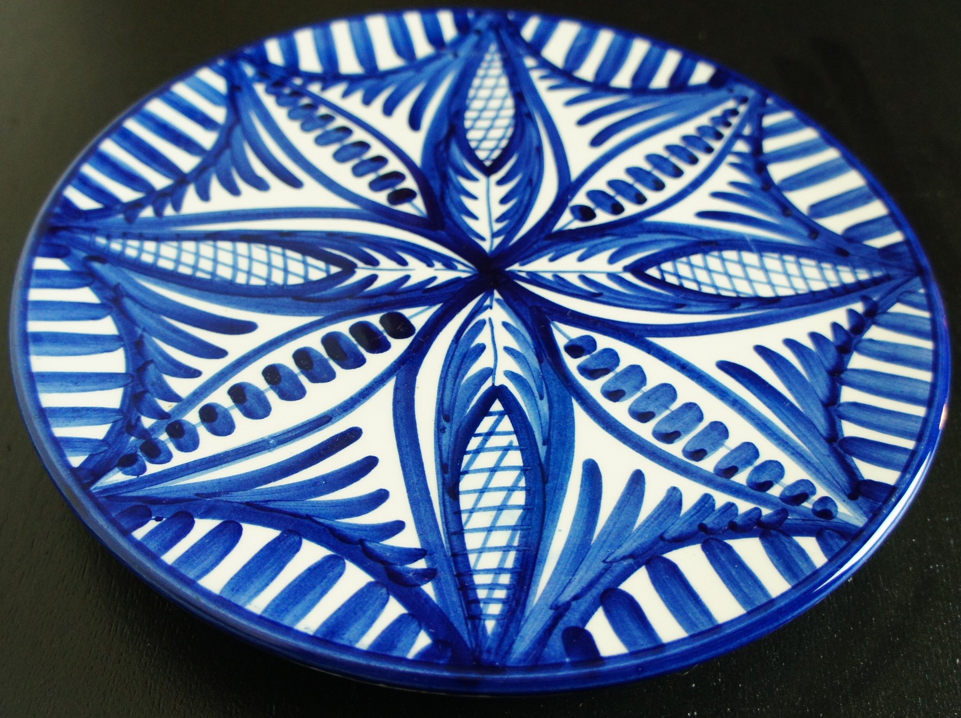Decorative wall plate hand painted Spain